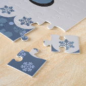 Holiday Snowman Puzzle Legpuzzel (Zijkant)