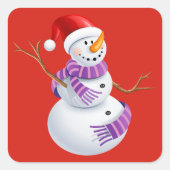 Holiday Snowman Stickers (Voorkant)