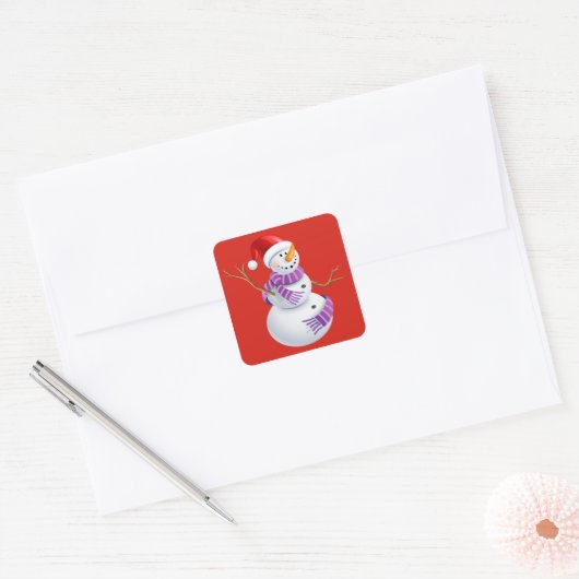 Holiday Snowman Stickers (Envelop)