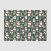 Holiday Snowman Tissue Paper Tissue Paper Tissuepapier (Voorkant)