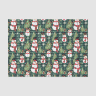Holiday Snowman Tissue Paper Tissue Paper Tissuepapier
