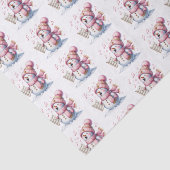 Holiday Snowman Tissue Paper Tissuepapier (Detail)