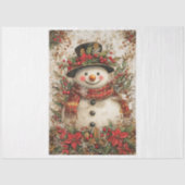 Holiday Snowman Tissuepapier (Voorkant)