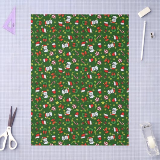 Holiday Snowman Tissuepapier (Craft)