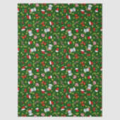 Holiday Snowman Tissuepapier (Voorkant)