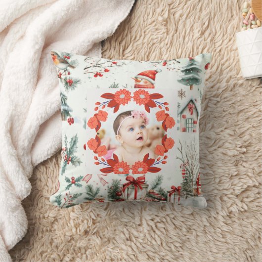 “Holiday Snuggles: Baby’s First Christmas Pillow” Kussen (Deken)