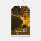 Holiday Sparkle Gift Label Cadeaulabel (Voorkant)