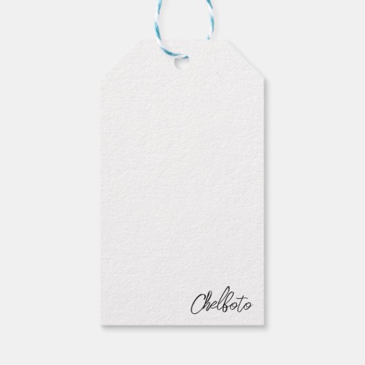 Holiday Sparkle Gift Label Cadeaulabel (Achterkant)