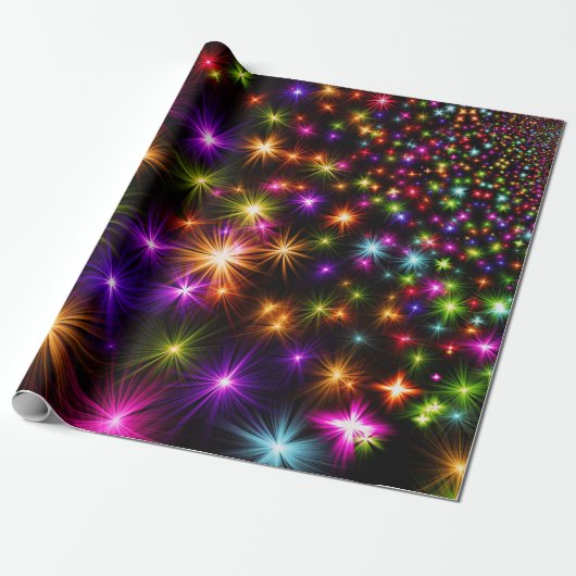 Holiday Sparkles Cadeaupapier (Uitgerold)