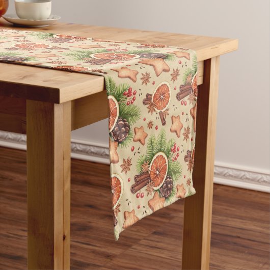 Holiday Spice Table Runner Lange Tafelloper (Voorbeeld)