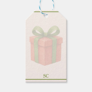 Holiday Spiral Cadeaulabel