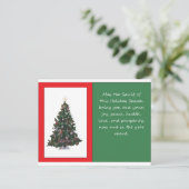 Holiday Spirit Greeting Briefkaart (Staand voorkant)