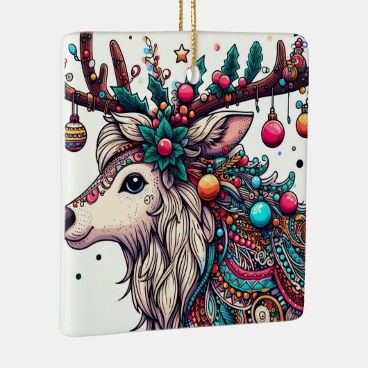Holiday Spirit Keramisch Ornament (Rechts)