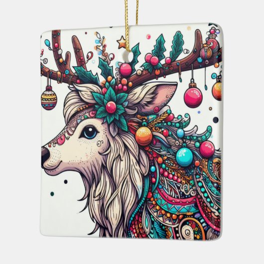 Holiday Spirit Keramisch Ornament (Links)