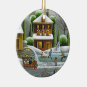 Holiday Spirit Keramisch Ornament (Rechts)