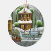 Holiday Spirit Keramisch Ornament (Links)