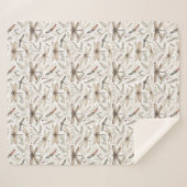 Holiday Spirit Libellen Sherpa Deken (Voorkant (horizontaal))