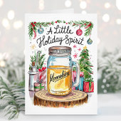 Holiday Spirit Moonshine Christmas Kaart