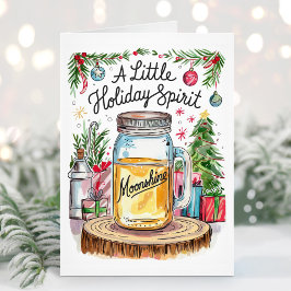 Holiday Spirit Moonshine Christmas Kaart