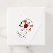 Holiday Spirit Mulled Wine Holiday Bedankjes Labels (In situ)