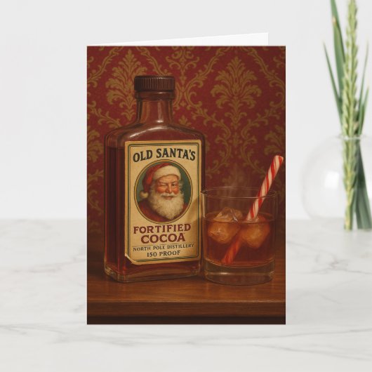 Holiday Spirits Christmas Kaart (Voorkant)