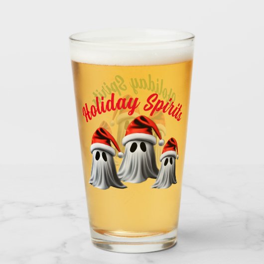 Holiday Spirits Glas (Voorkant gevuld)
