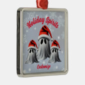 Holiday Spirits Metalen Ornament (Rechts)