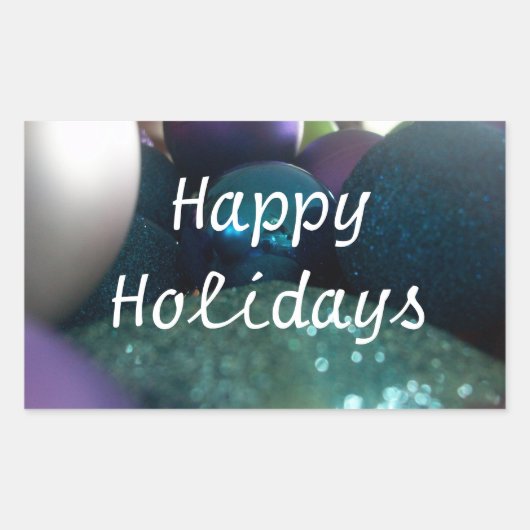 Holiday Spirits Rechthoekige Sticker (Voorkant)