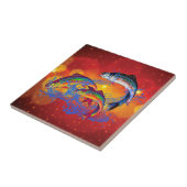 Holiday Splash - Trout Tegeltje (Zijkant)