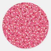 Holiday Sprinkles Hot Pink Sticker (Voorkant)