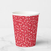 Holiday Sprinkles Red Paper Cup Papieren Bekers (Rechts)