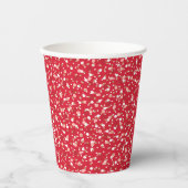 Holiday Sprinkles Red Paper Cup Papieren Bekers (Voorkant)