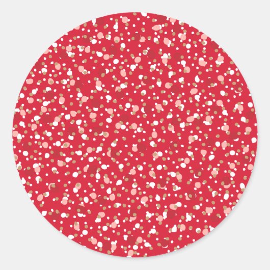 Holiday Sprinkles Red Sticker (Voorkant)