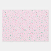 Holiday Sprinkles Wrapping Paper Flat Sheet Trio (Voorkant)