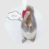 Holiday Squirrel Ornament (achterkant)