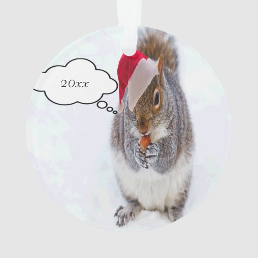 Holiday Squirrel Ornament (achterkant)