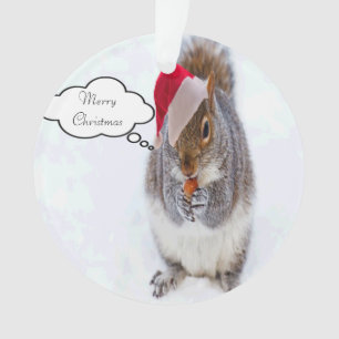 Holiday Squirrel Ornament