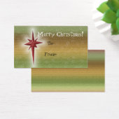 Holiday Star Cadeau Labels Visitekaartje (Bureau)