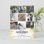 Holiday Star Everyday Moments 9 Fotocollage Feestdagenkaart (Staand voorkant)