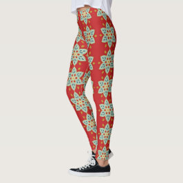 Holiday Star Leggings - Kerst Ornament Design