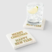 Holiday Stenen Onderzetter (Zijkant)