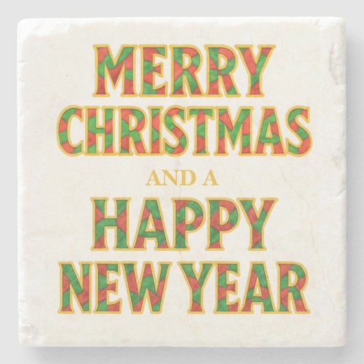 Holiday Stenen Onderzetter (Voorkant)