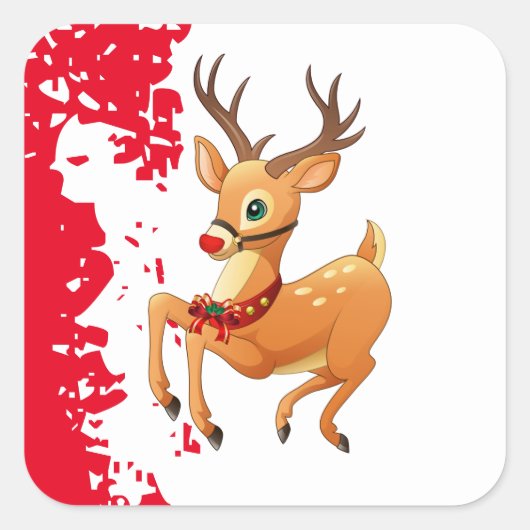 Holiday Stickers Rudolph (Voorkant)