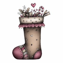 Holiday Stocking Surprise Staand Fotobeeldje