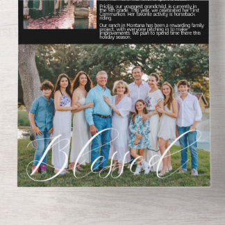 Holiday Story Kaart met foto's