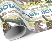 Holiday Stress Dinosaur Cadeaupapier (Rol Hoek)