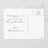 Holiday String Lights Merry Bright briefkaart (Achterkant)