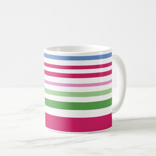 Holiday Stripe 3 Mug Koffiemok (Voorkant rechts)