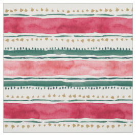 HOLIDAY STRIPES Boho Kerstgeo Stof