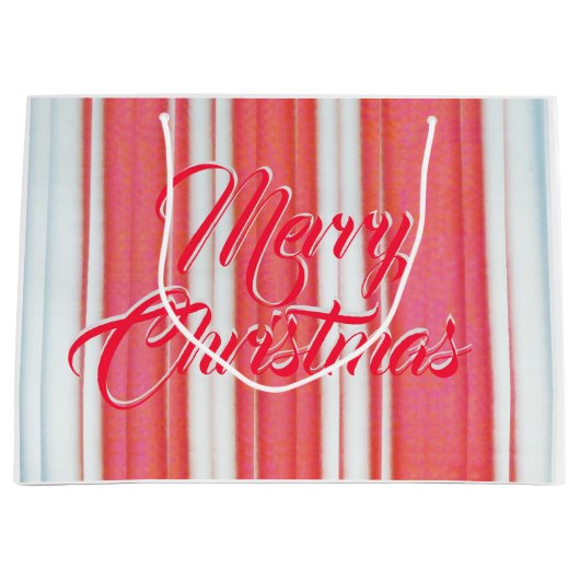 Holiday Stripes Groot Cadeauzakje (Voorkant)